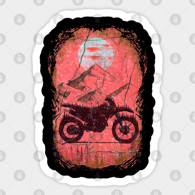 My Motocross and Enduro Art Sticker by OneRedFox